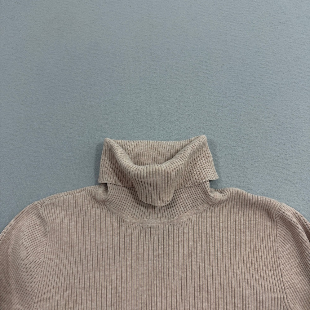 Lauren Ralph Lauren Sweater Women Large Turtleneck Ribbed Knit Pullover Vintage - Picture 3 of 11